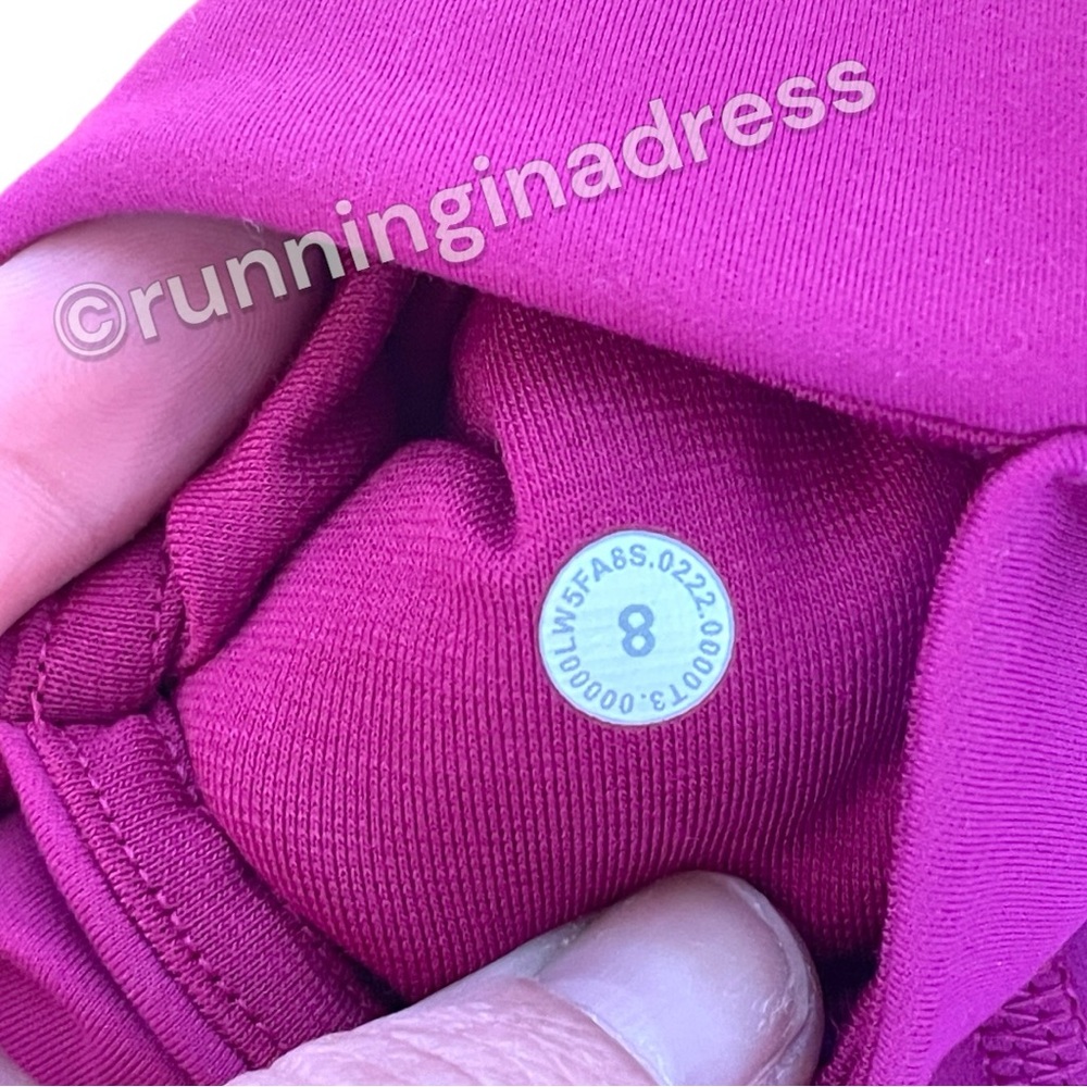 NWT Lululemon InStill HR Tight 25" In Color Magenta Purple Size 8 - Picture 9 of 14